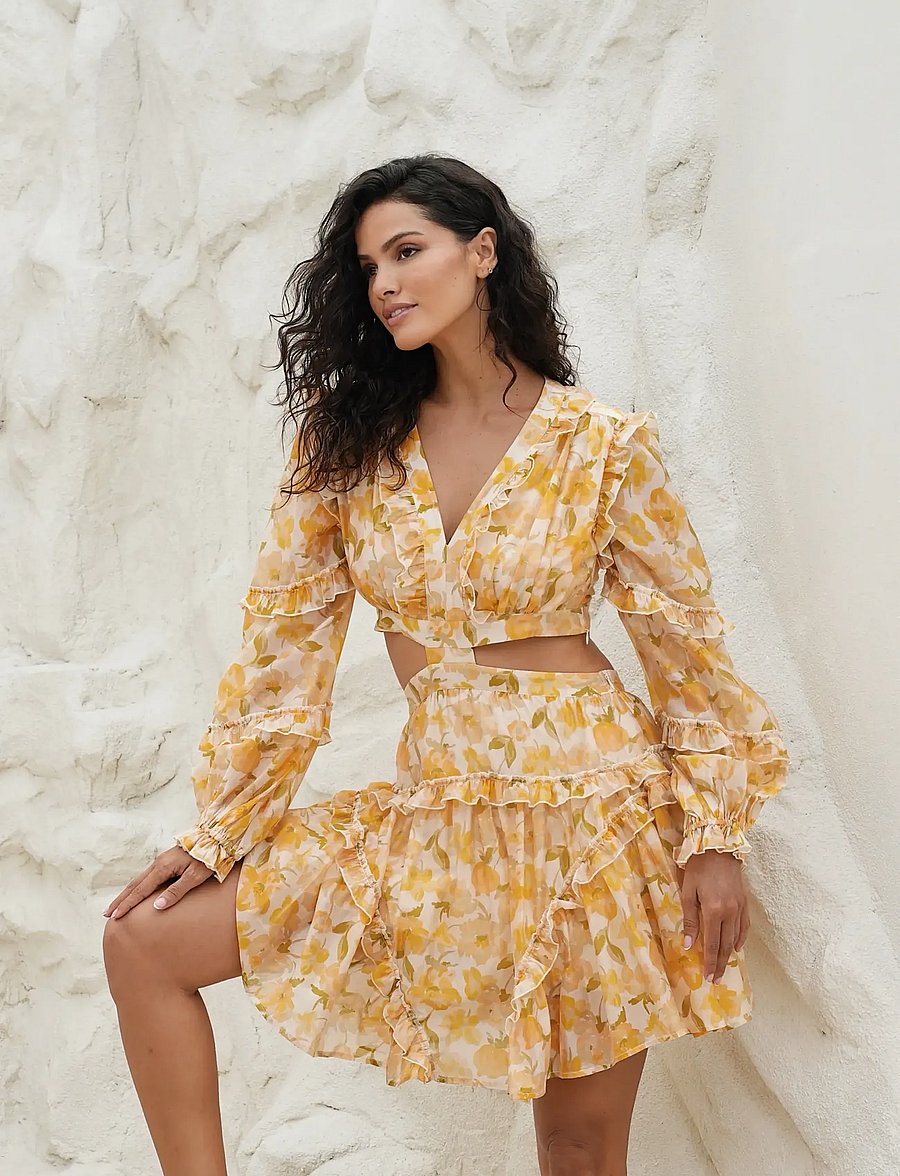 Love Lolina - Kelly Mini Dress - zomerjurken - sunlit - 0