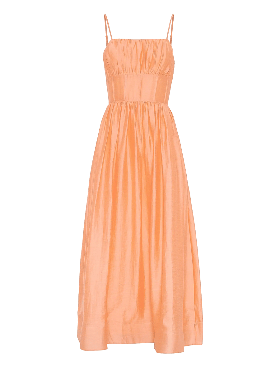 Love Lolina - Bernadette Midi Dress - sommerkleider - apricot - 1