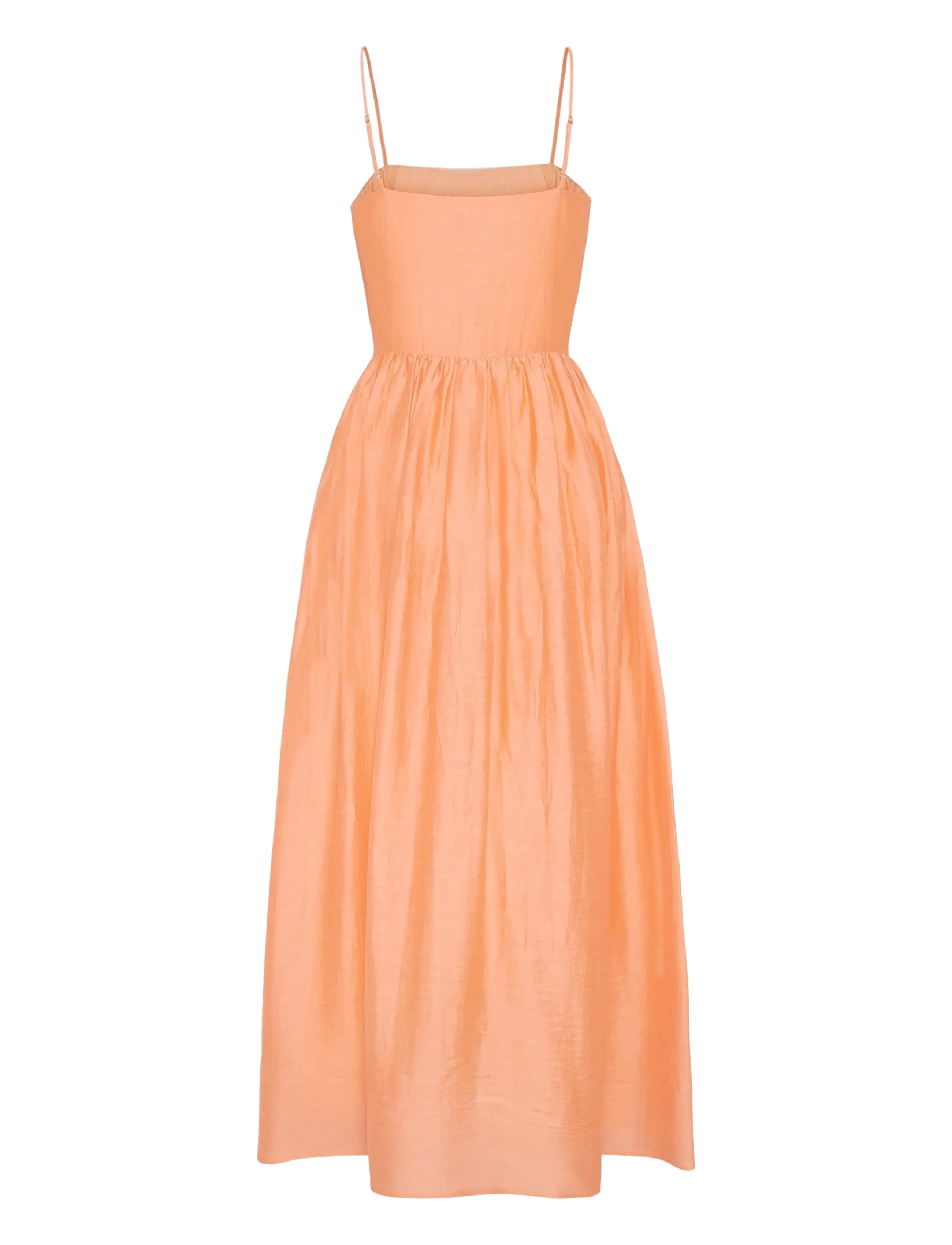 Love Lolina - Bernadette Midi Dress - sommerkjoler - apricot - 2