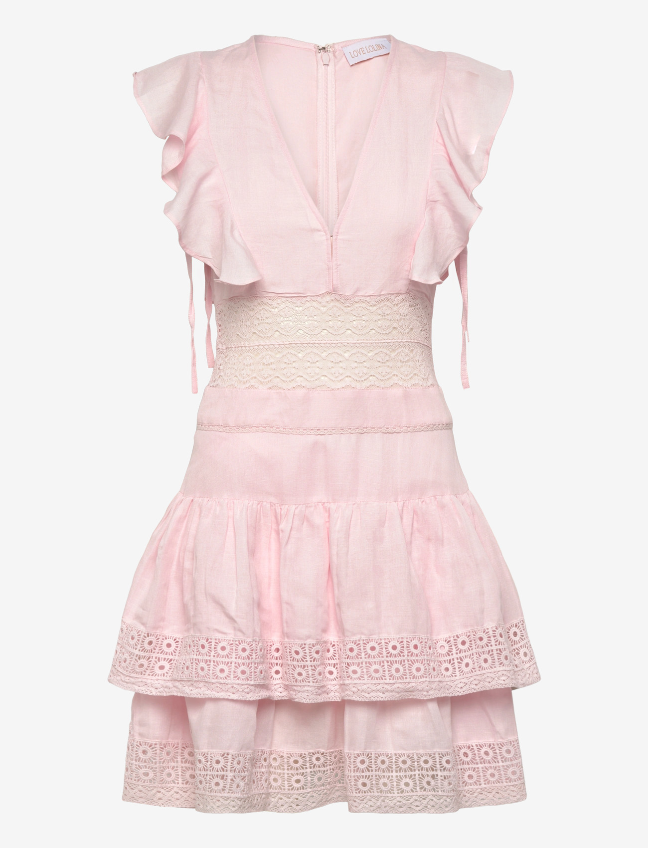 Love Lolina - Maya Mini Dress - summer dresses - light pink - 0