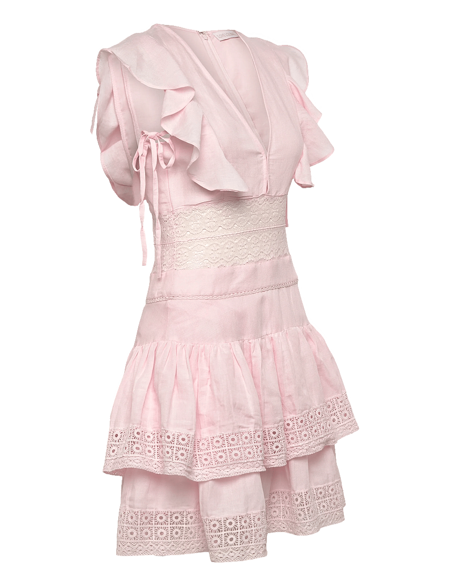 Love Lolina - Maya Mini Dress - summer dresses - light pink - 2