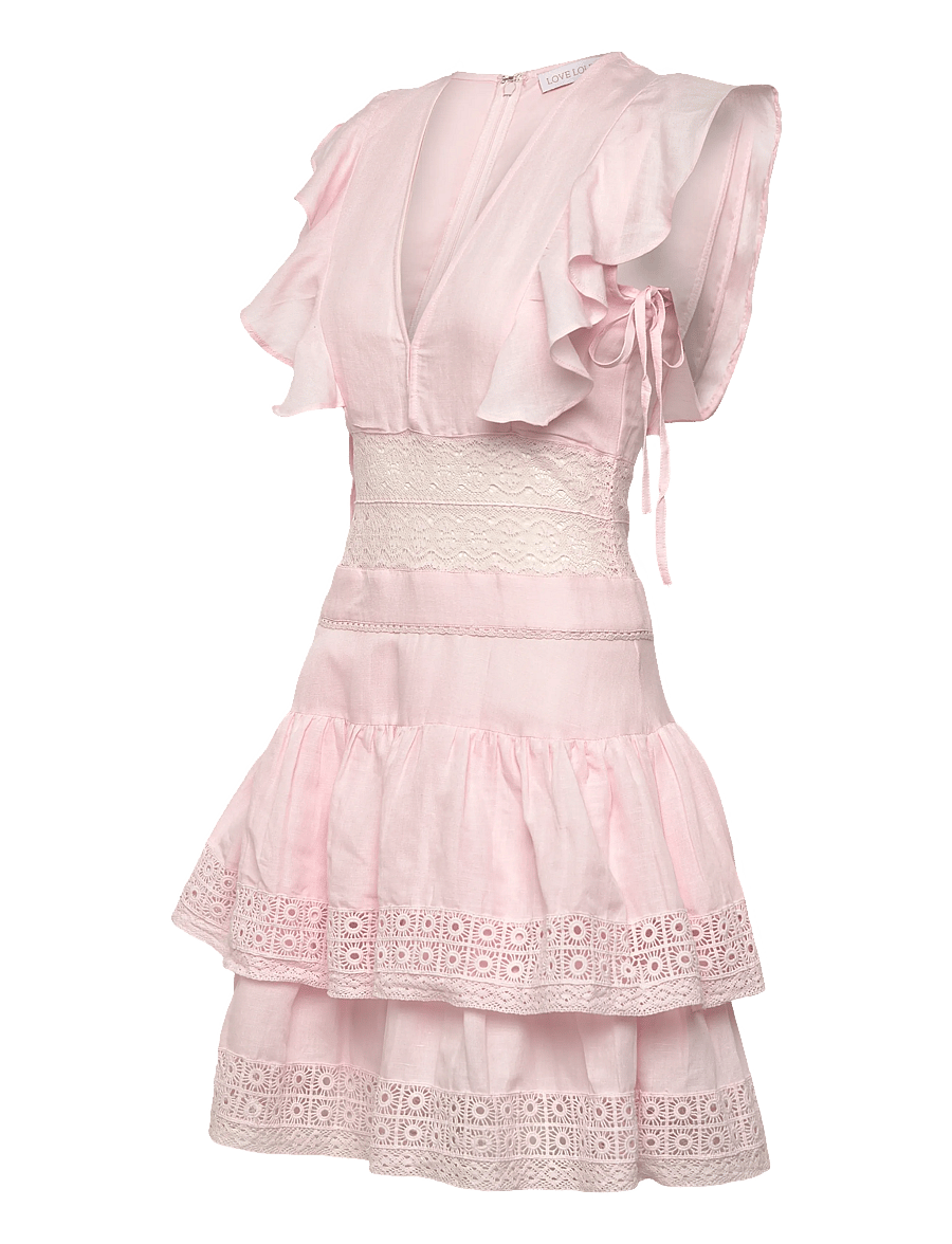 Love Lolina - Maya Mini Dress - summer dresses - light pink - 3