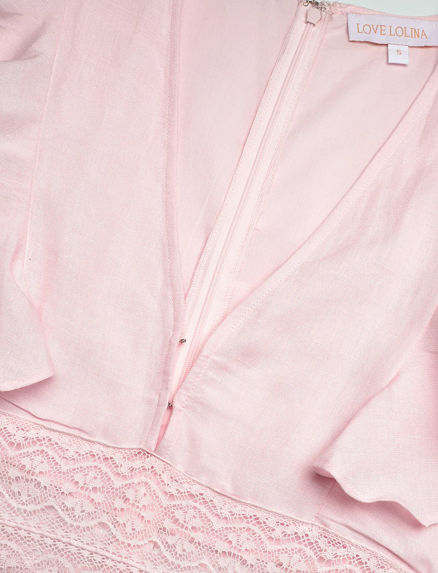 Love Lolina - Maya Mini Dress - summer dresses - light pink - 4