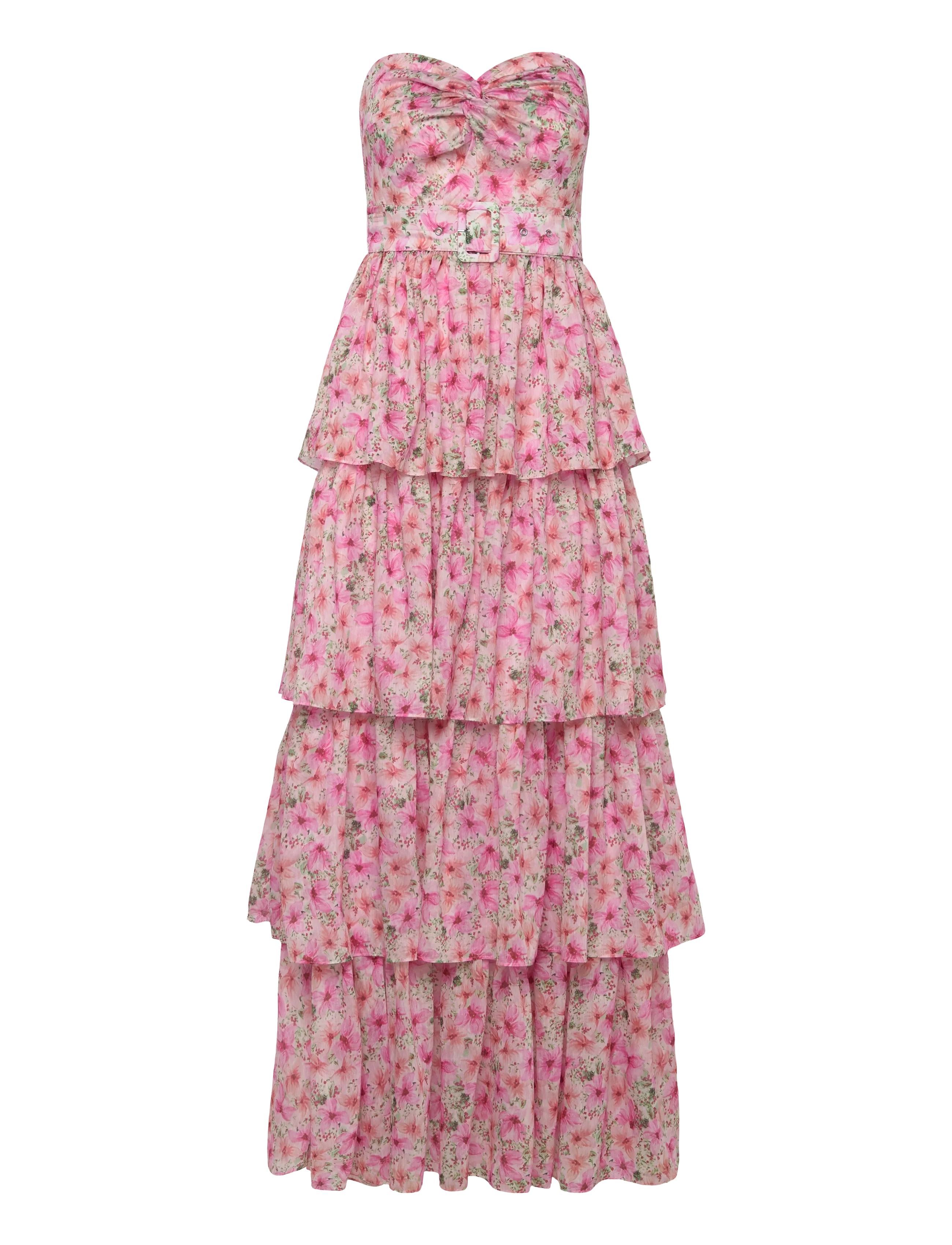 Love Lolina Alaya Maxi Dress - Modetrends - GARDEN SERENADE / pink/rose