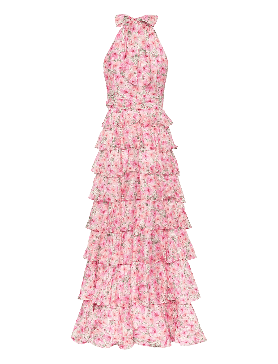 Love Lolina - Angel Maxi Halterneck Dress - abendkleider - garden serenade - 2