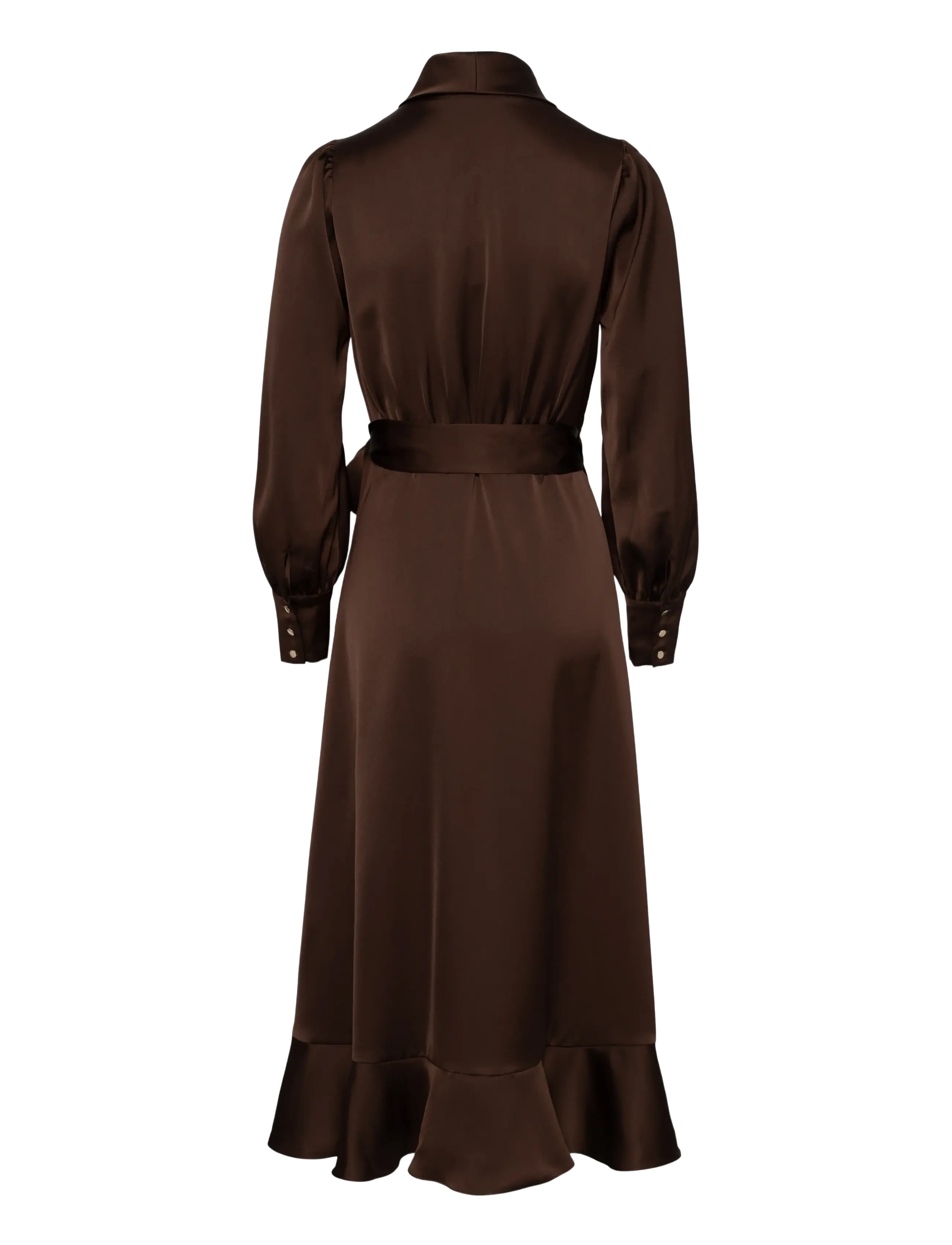 Love Lolina - Iza Midi Dress - festkjoler - espresso - 2