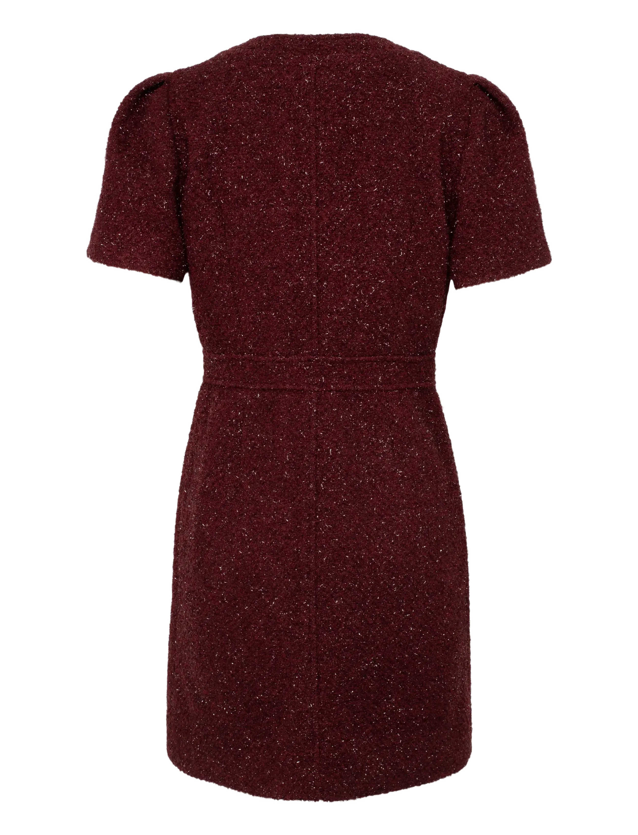Love Lolina - Stassie Mini Dress - burgundy - 2
