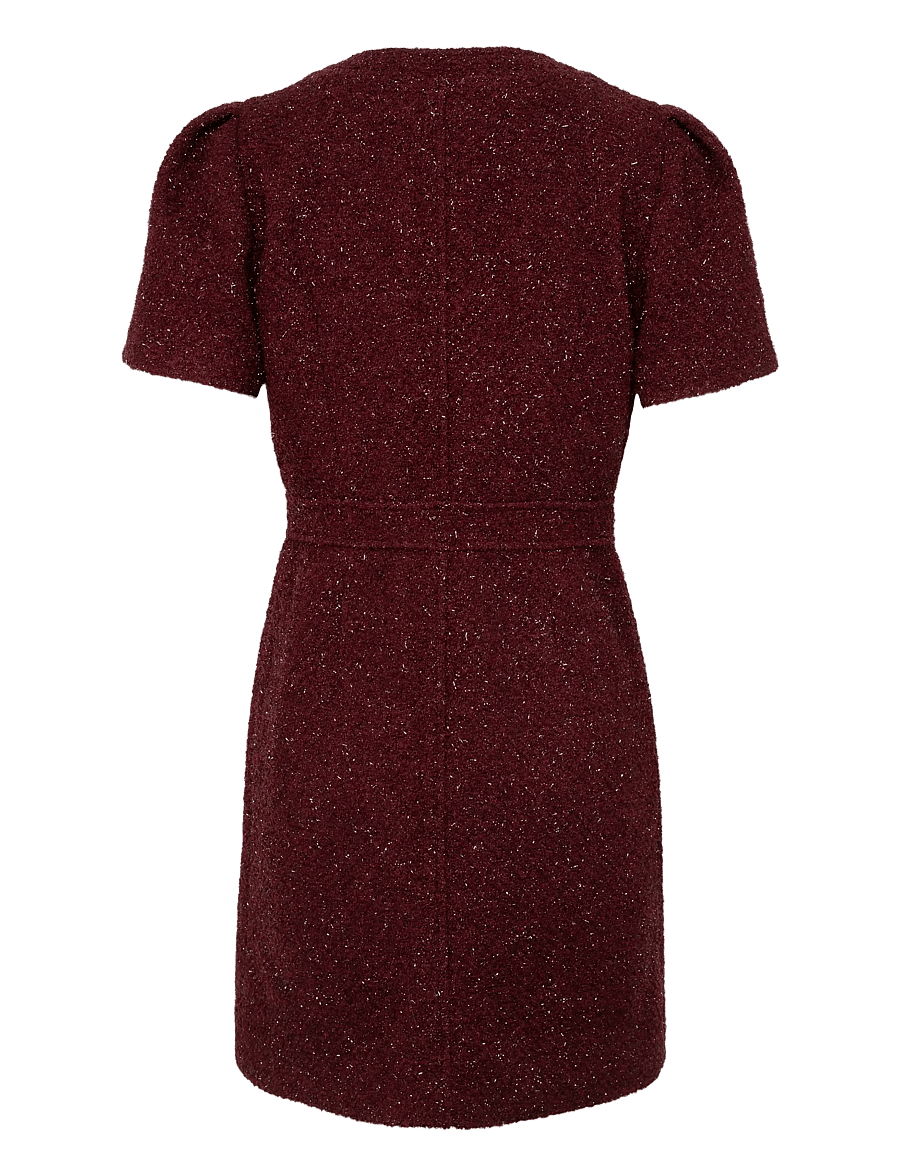 Love Lolina - Stassie Mini Dress - hemdkleider - burgundy - 2