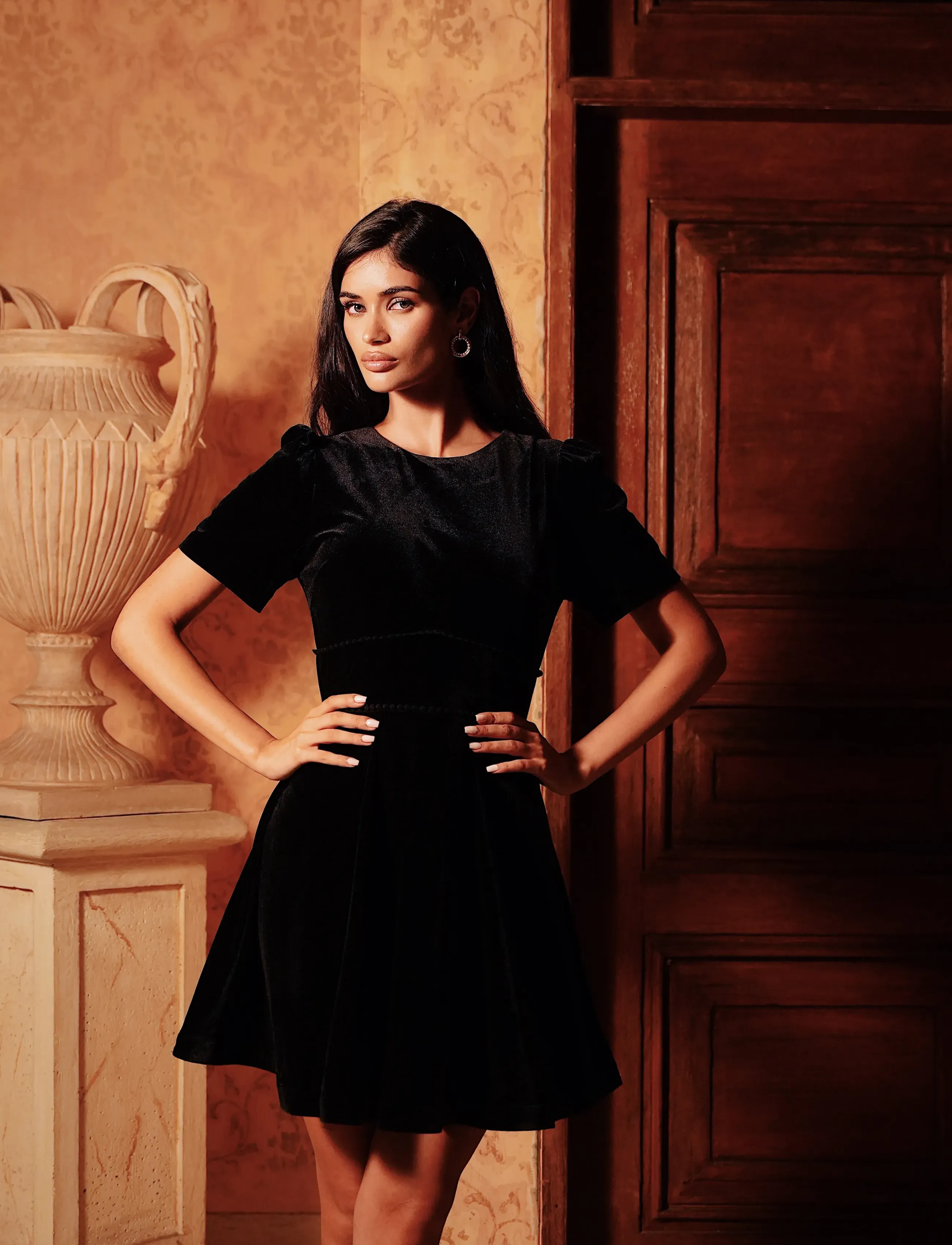 Love Lolina - Fiona Mini Dress - black - 0