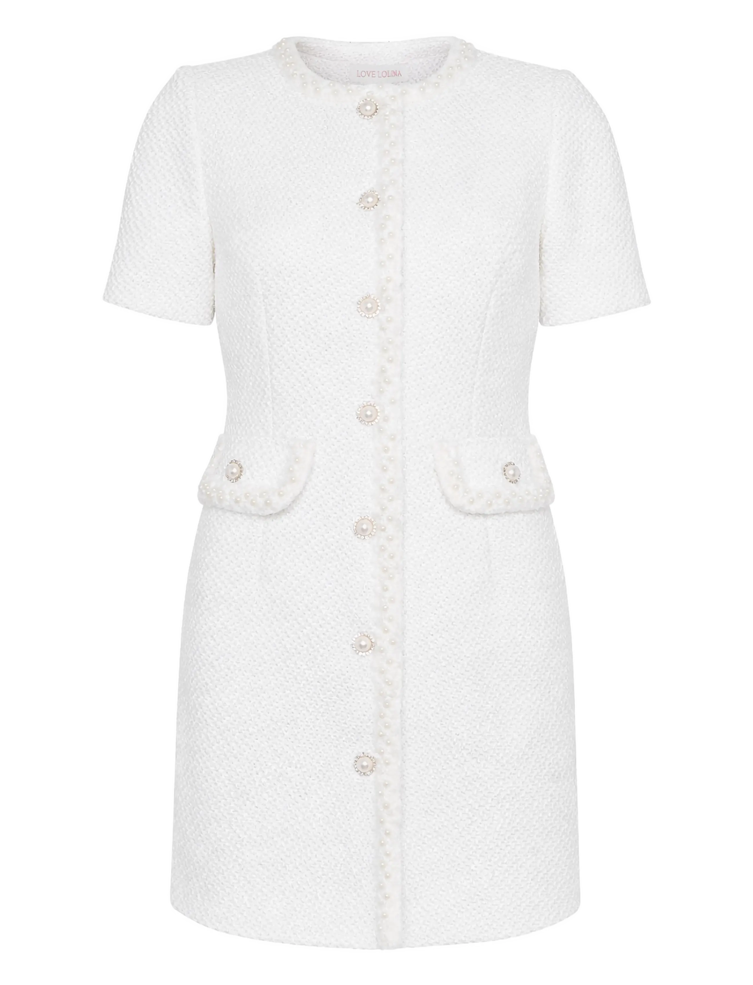 Love Lolina - Abbot Mini Dress - white - 1
