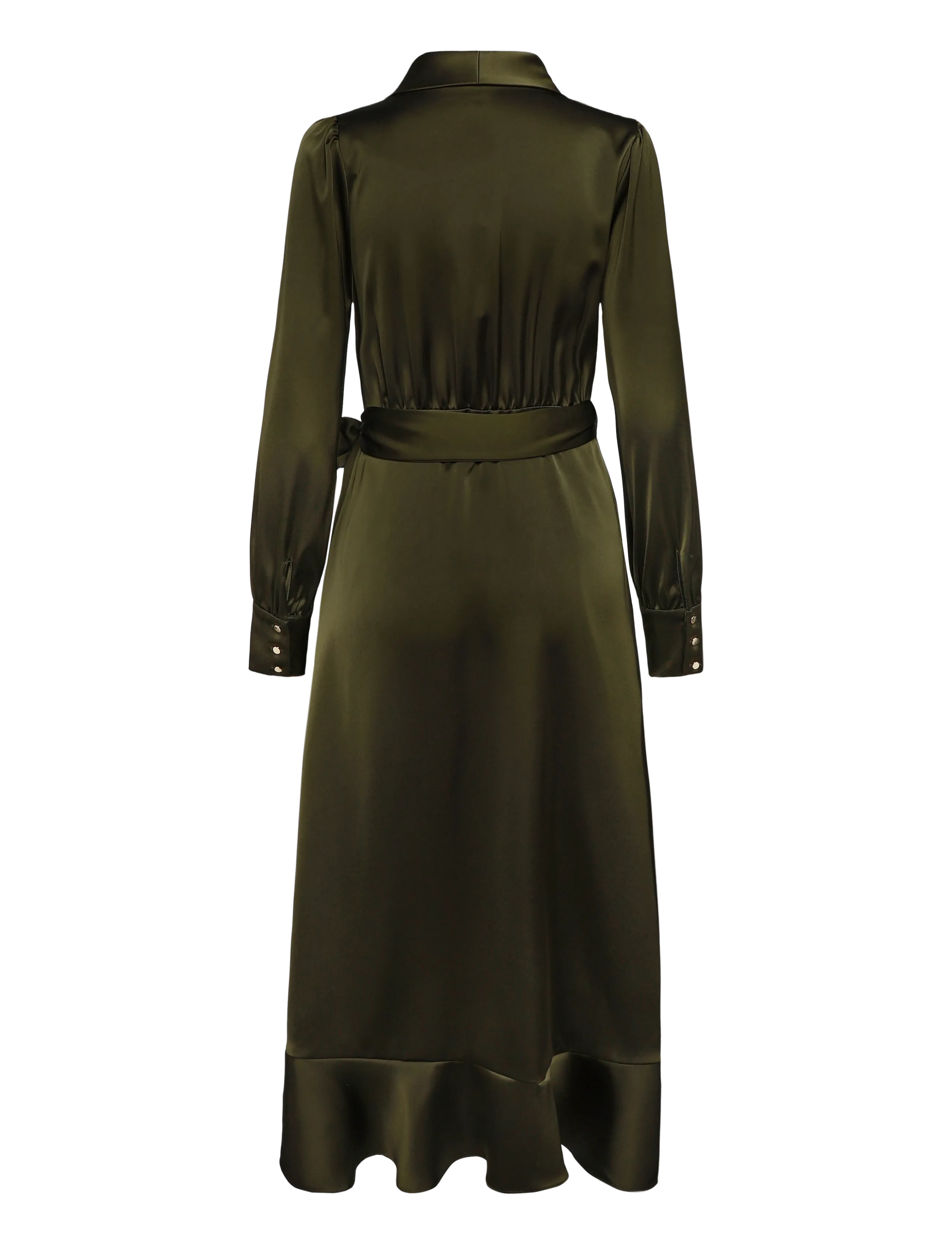 Love Lolina - Iza Midi Dress - midikleider - khaki - 1