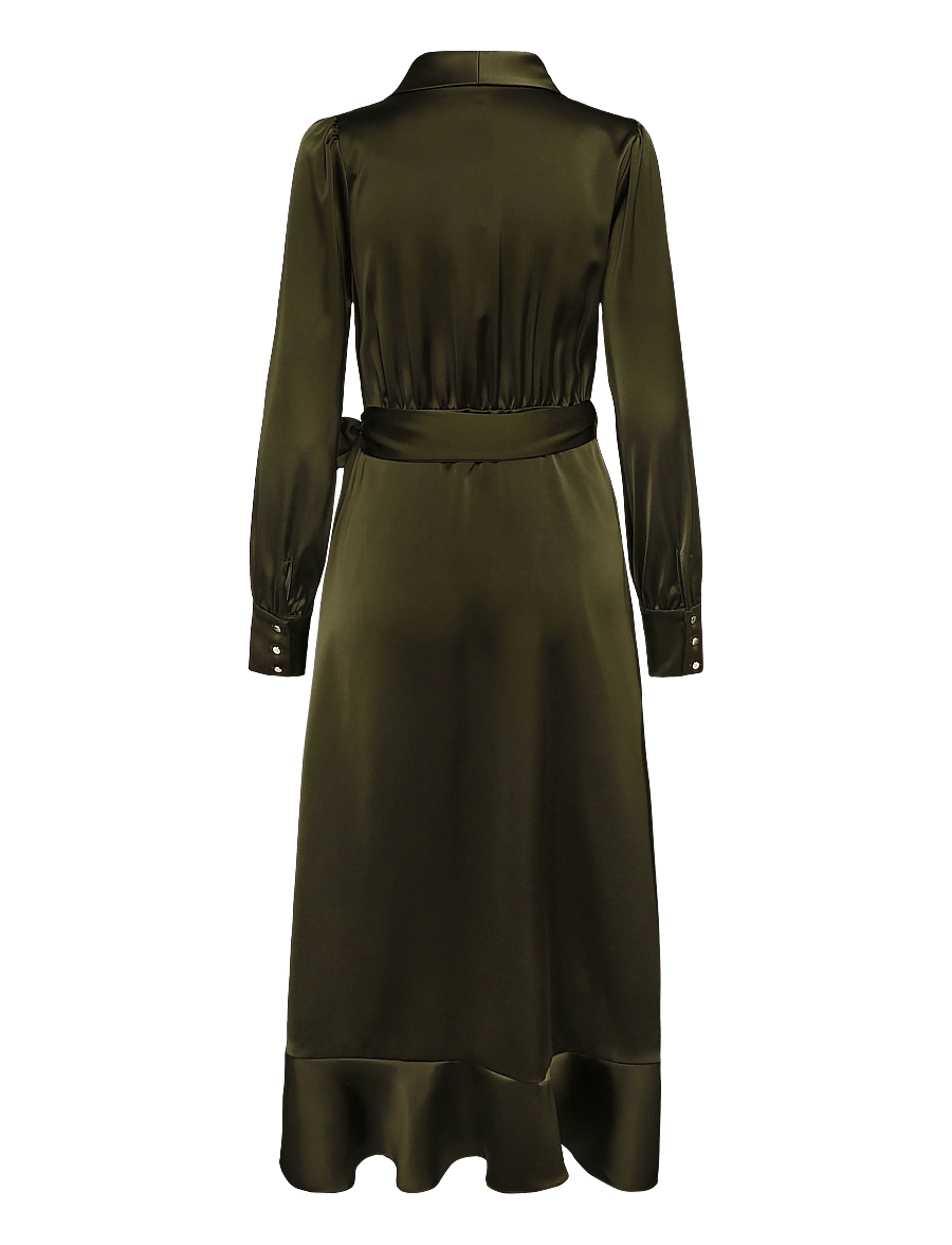 Love Lolina - Iza Midi Dress - midikleidid - khaki - 1