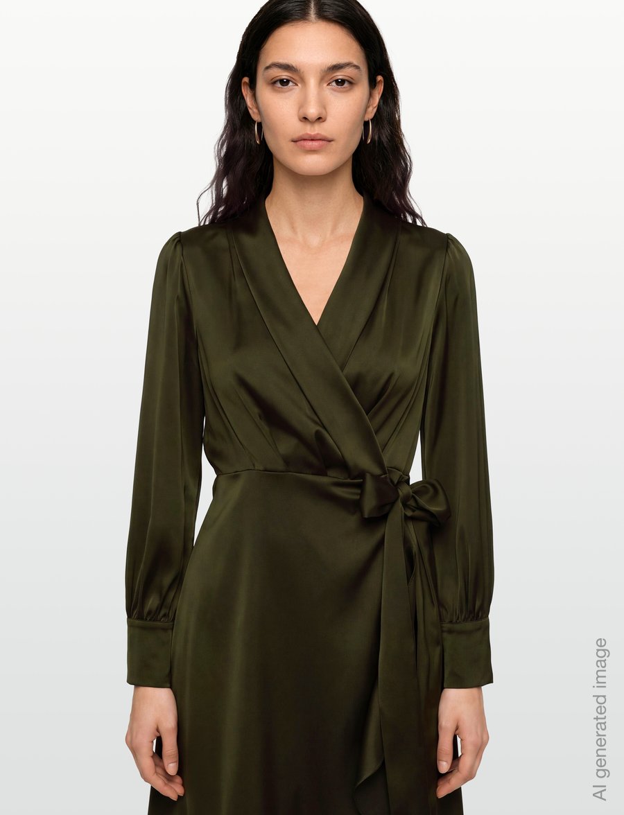 Love Lolina - Iza Midi Dress - midikleider - khaki - 3