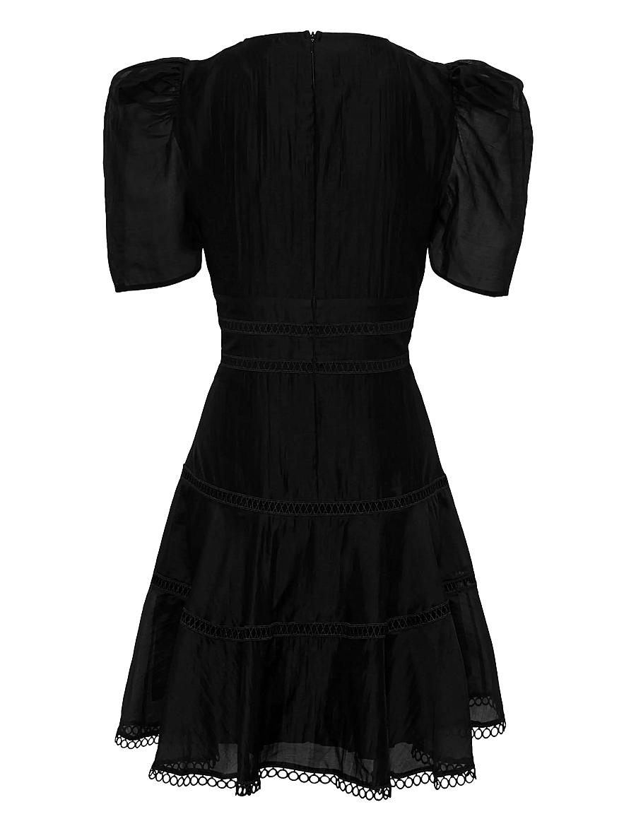Love Lolina - Emie Mini Dress - festklänningar - black - 2