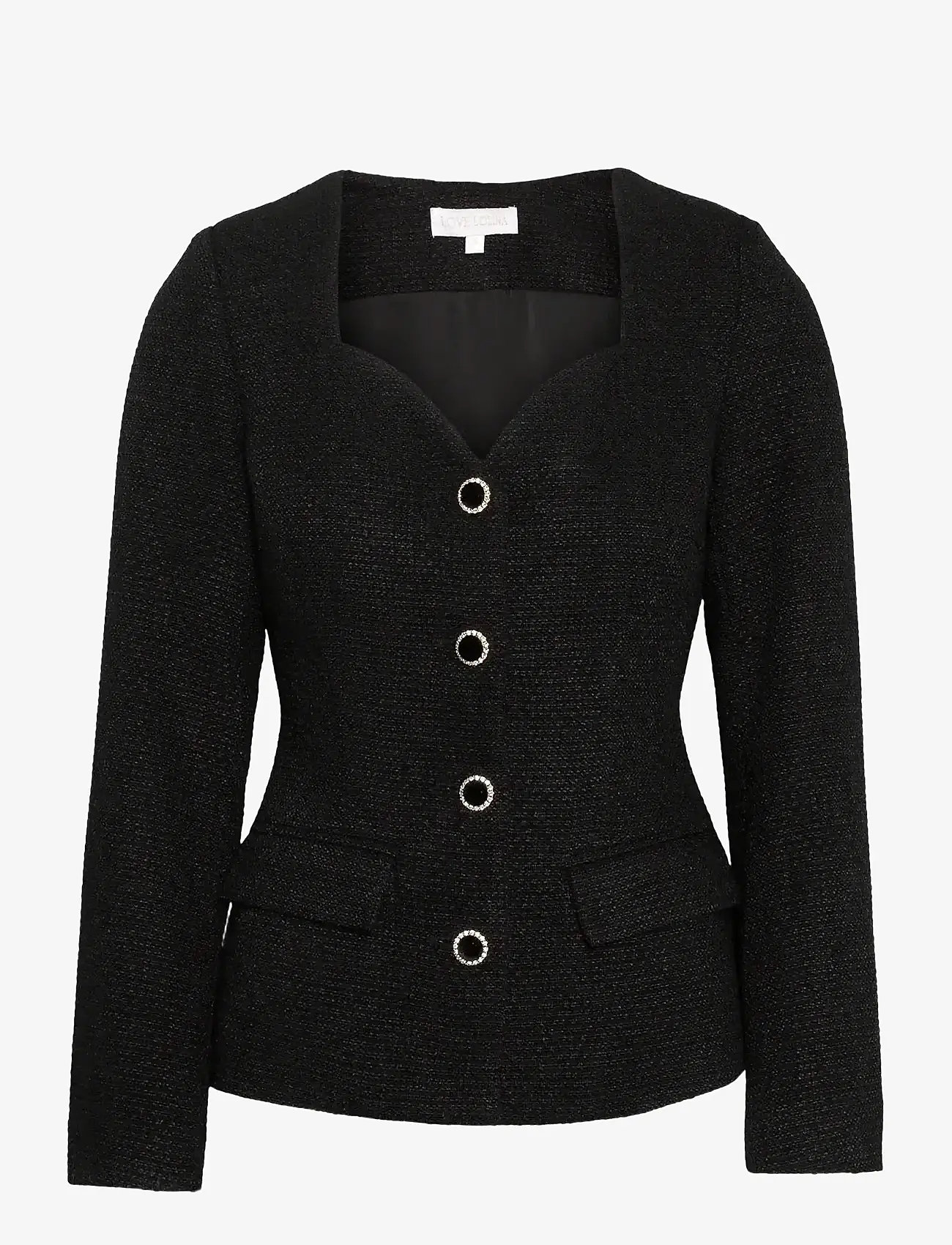 Love Lolina - Lilo jacket - single breasted blazers - black - 0