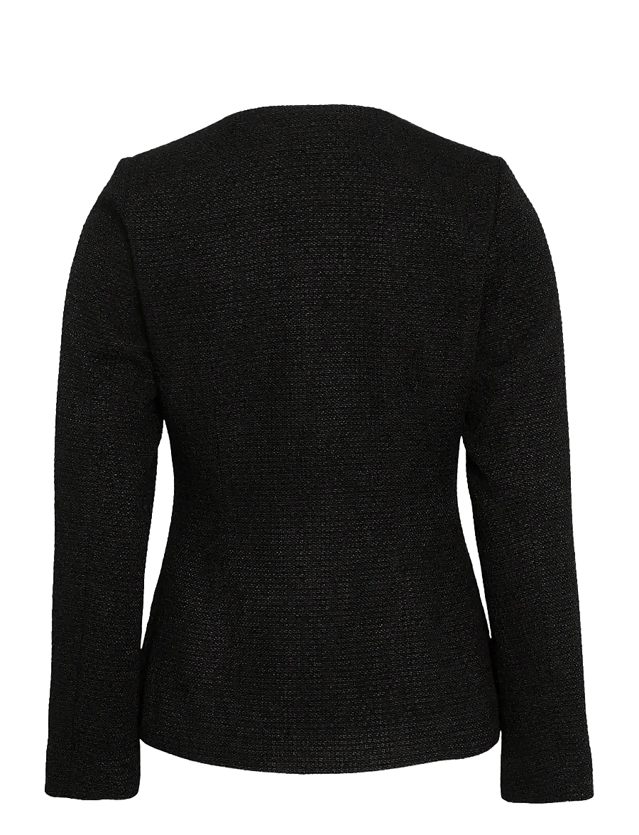 Love Lolina - Lilo jacket - enkeltradede blazere - black - 1