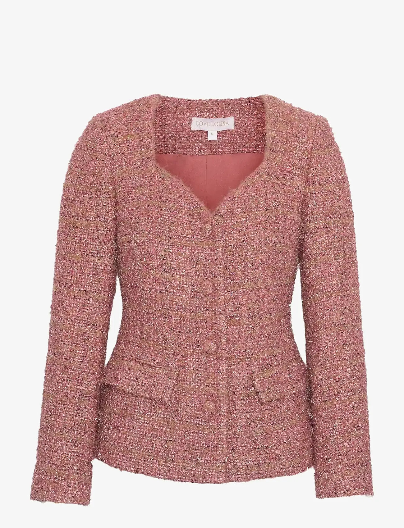 Love Lolina - Lilo jacket - single breasted blazers - rose - 0