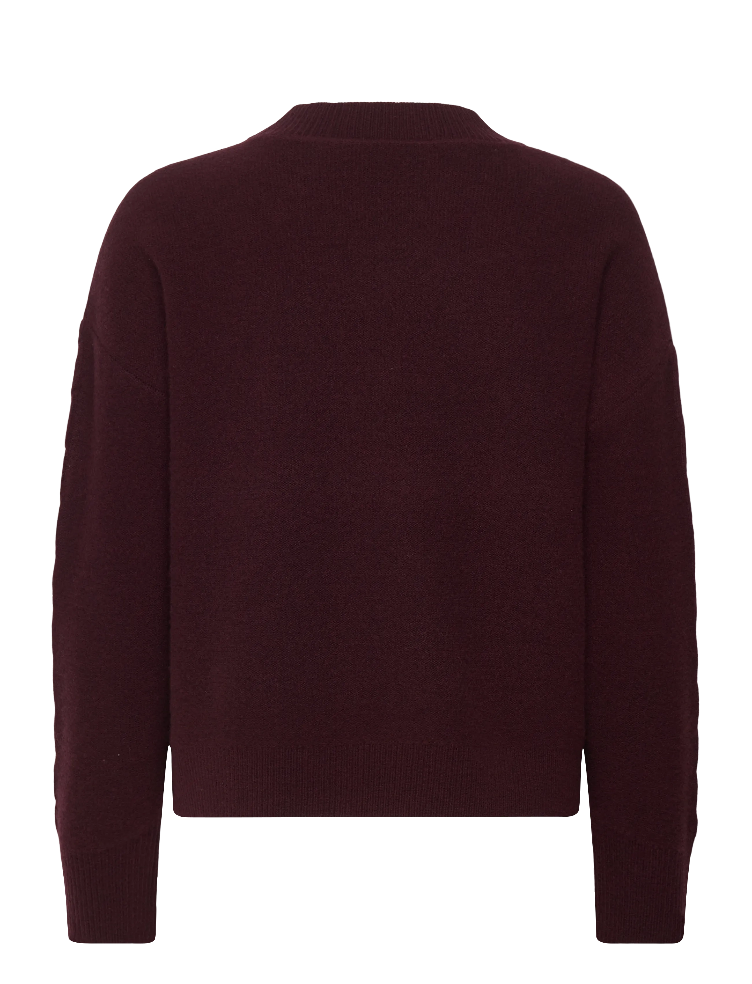 Love Lolina - Marcia Wool sweater - striktrøjer - burgundy - 1