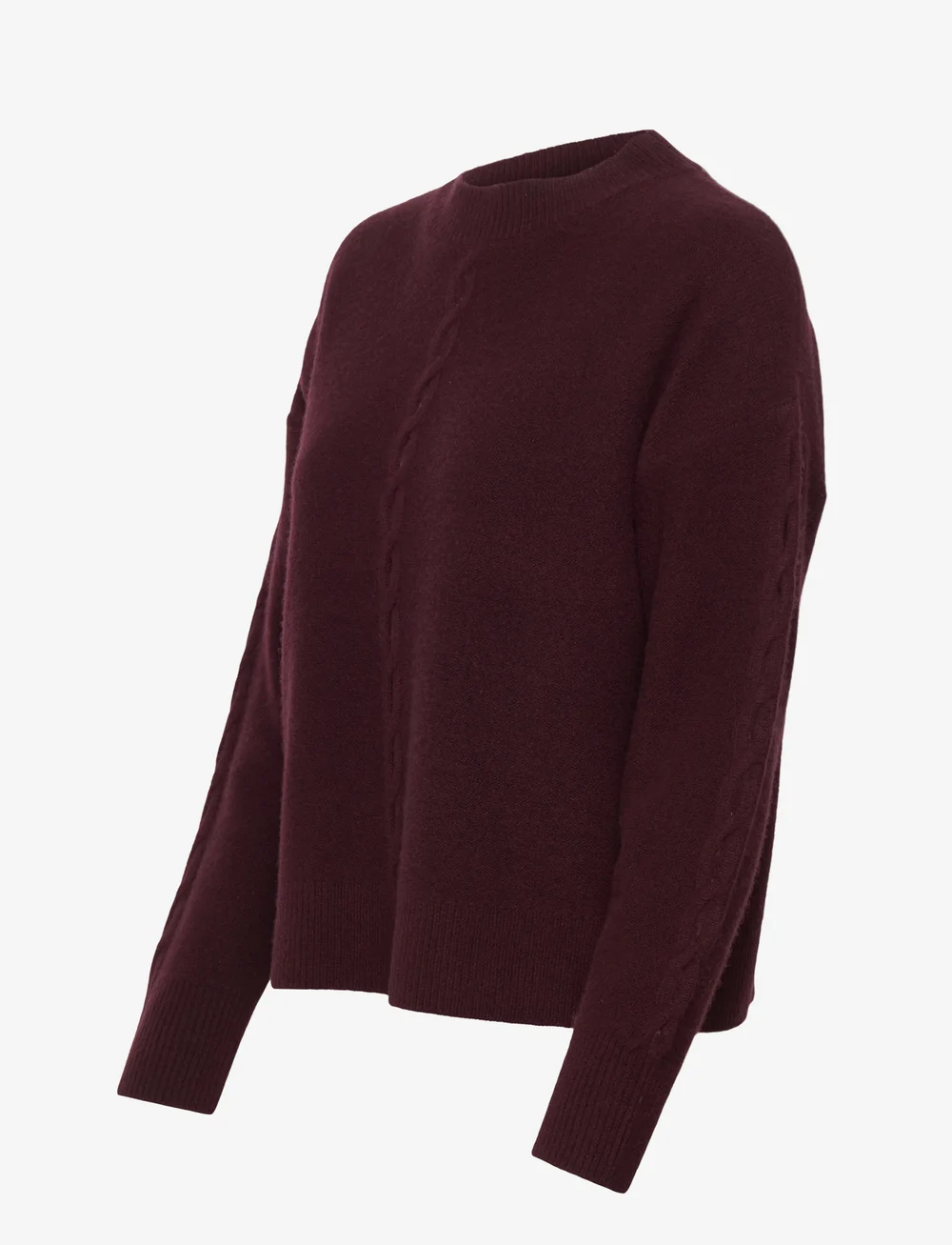 Love Lolina - Marcia Wool sweater - jumpers - burgundy - 2