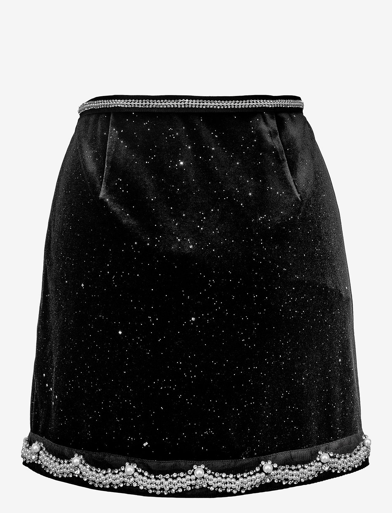 Love Lolita - Marina skirt - korte nederdele - black velvet - 1