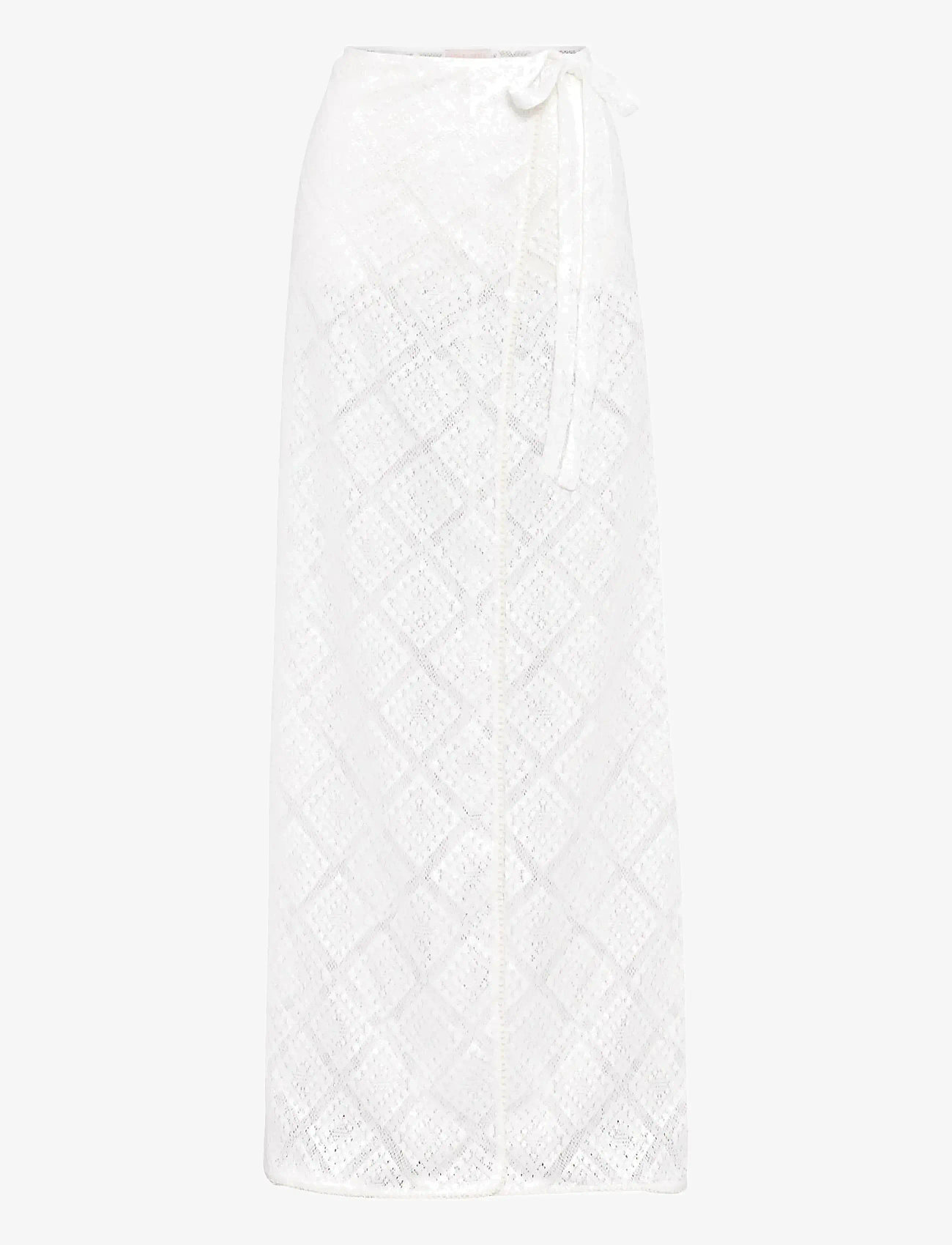 Love Lolina - Chelsea maxi cover up - jupes portefeuille - white - 0