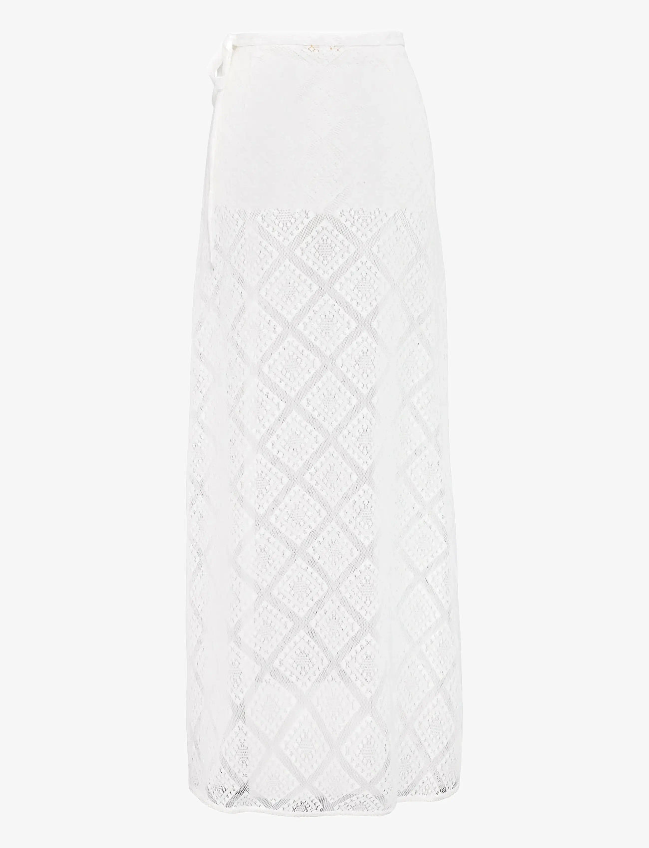 Love Lolina - Chelsea maxi cover up - jupes portefeuille - white - 1