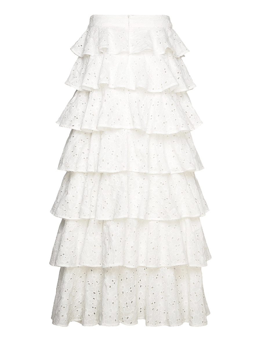 Love Lolina - Angel maxi skirt - maxi nederdele - white - 2