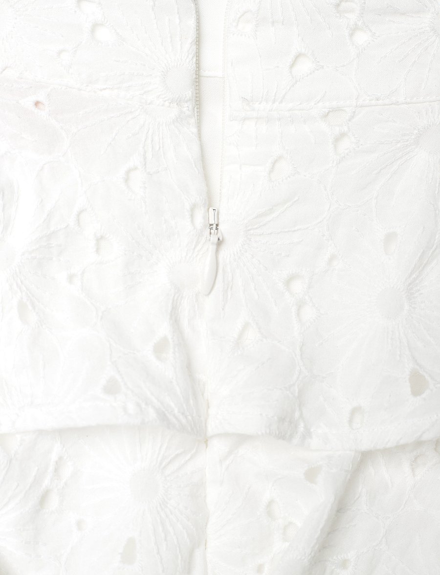 Love Lolina - Angel maxi skirt - maxi nederdele - white - 3