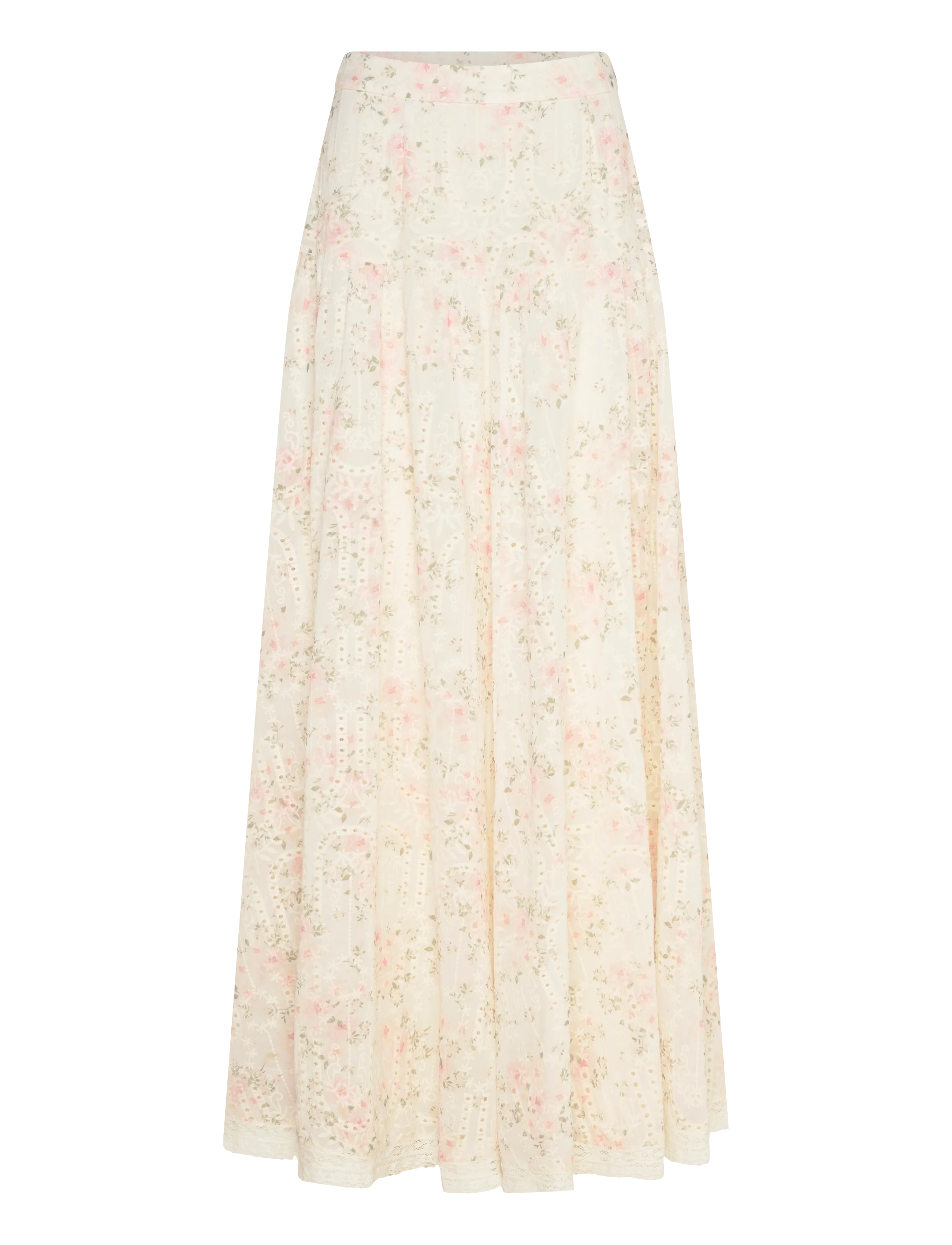 Love Lolina Melissa Maxi skirt - Maxi nederdele - ROSE REVERIE / multi