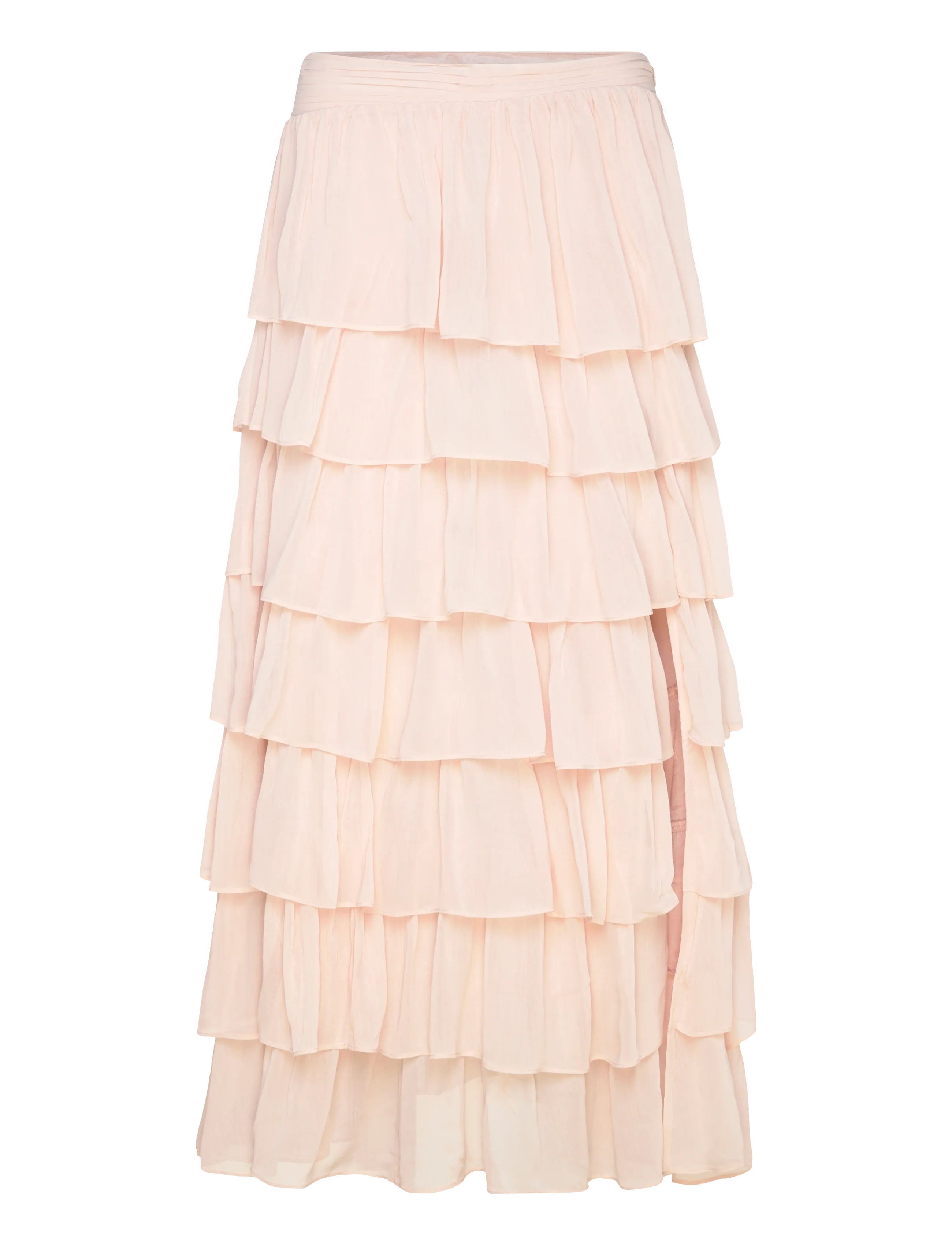 Love Lolina Bettina maxi skirt - Nederdele - LIGHT PINK / pink/rose