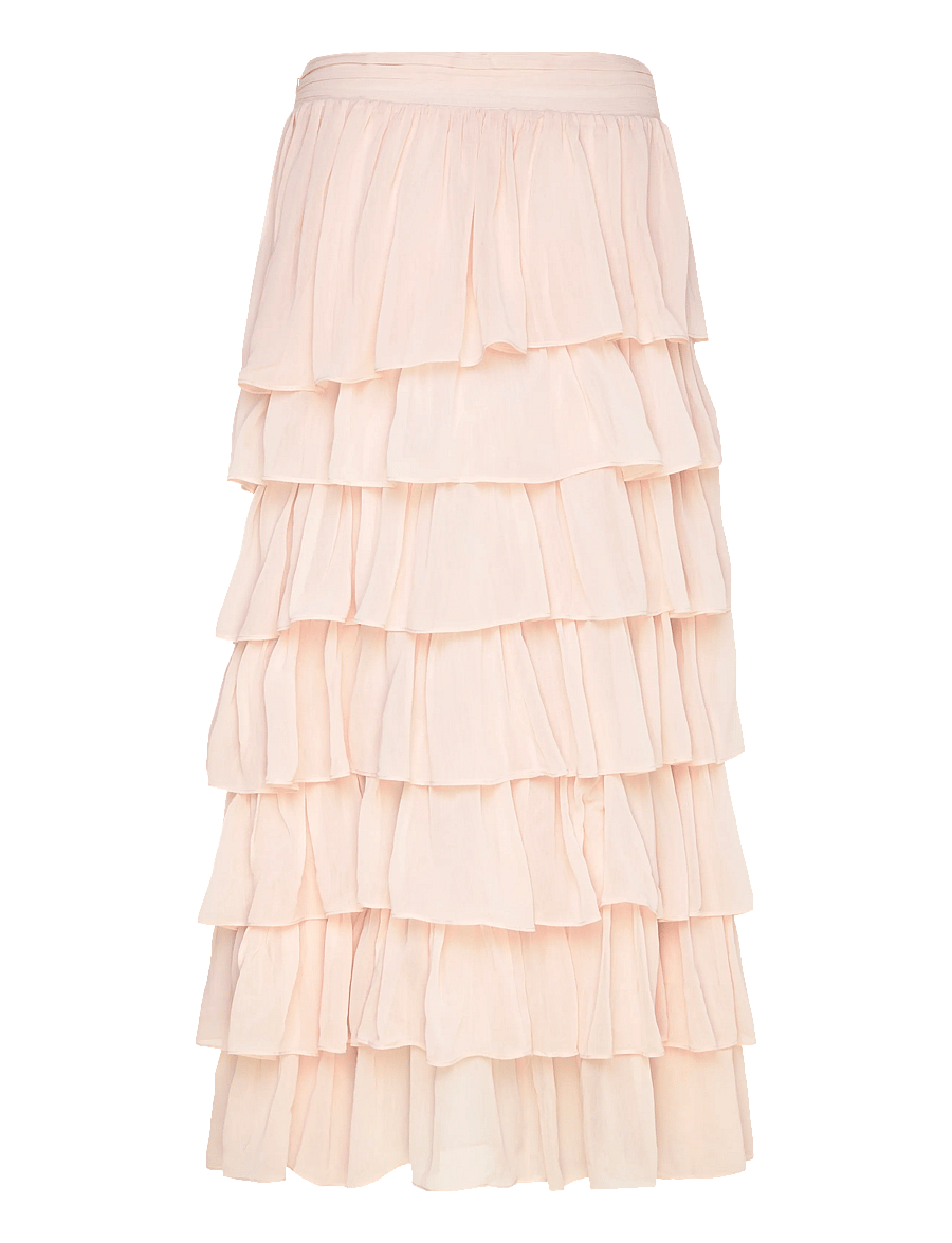 Love Lolina - Bettina maxi skirt - lange rokken - light pink - 1
