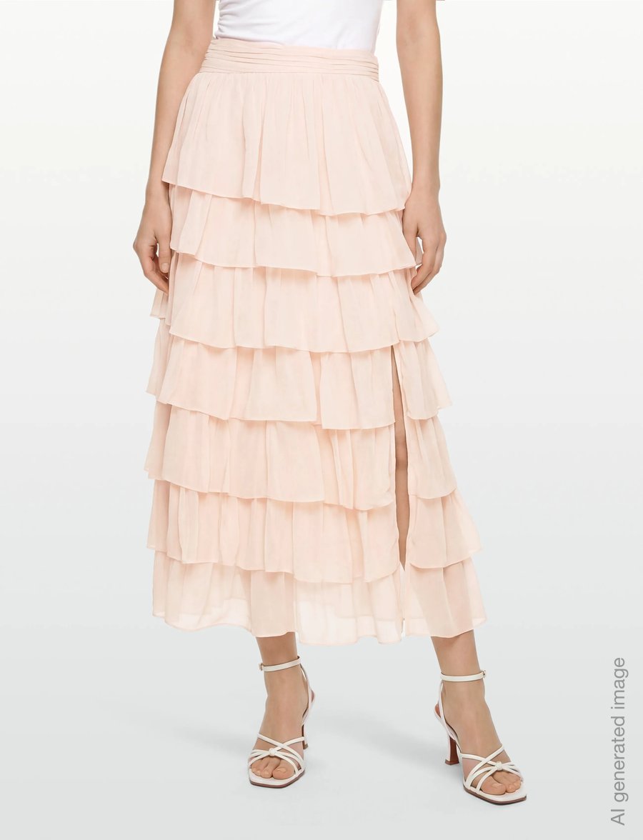 Love Lolina - Bettina maxi skirt - maxi nederdele - light pink - 3