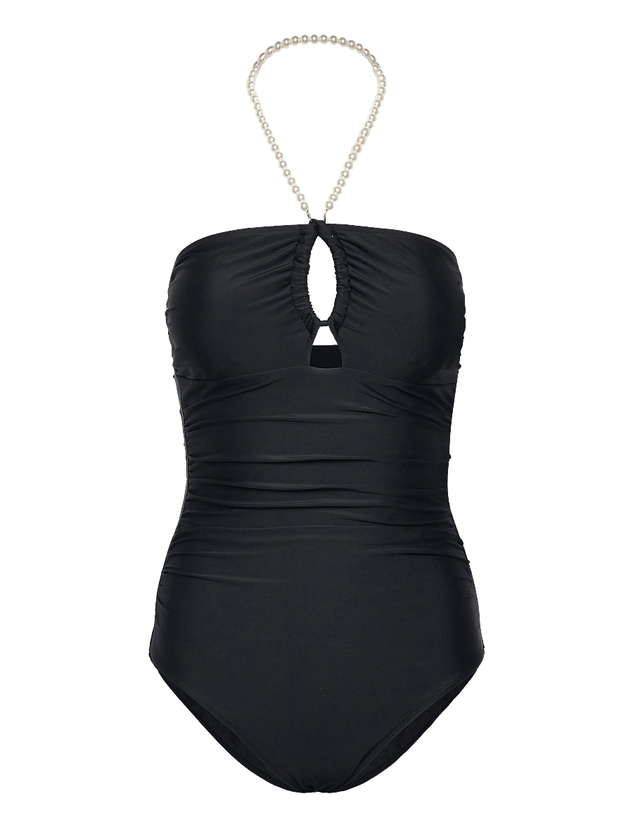 Love Lolina - Prudence swimsuit - baddräkter - black - 0