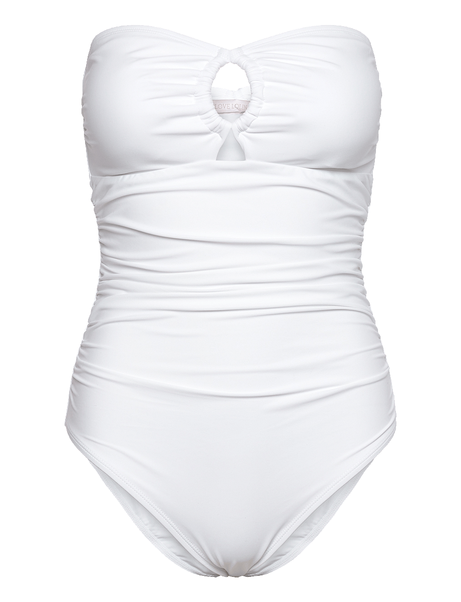 Love Lolina - Prudence swimsuit - badeanzüge - white - 0