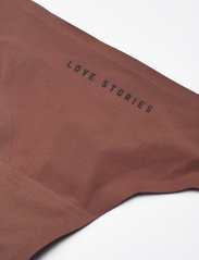 Love Stories - Lou - majtki bezszwowe - dark brown - 2