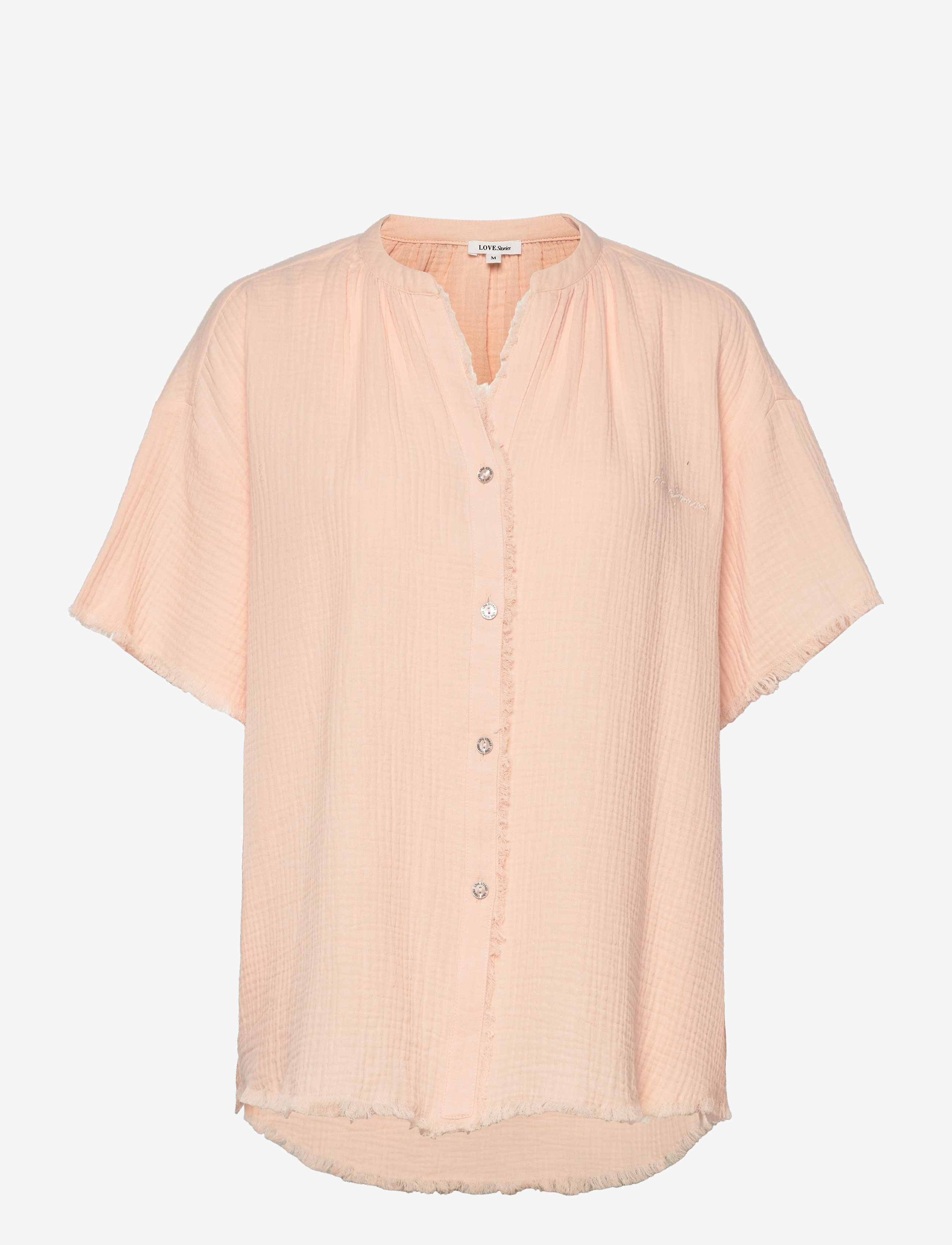 Love Stories Mila, L, Blouses, Rosa - Short-sleeved, Frauen
