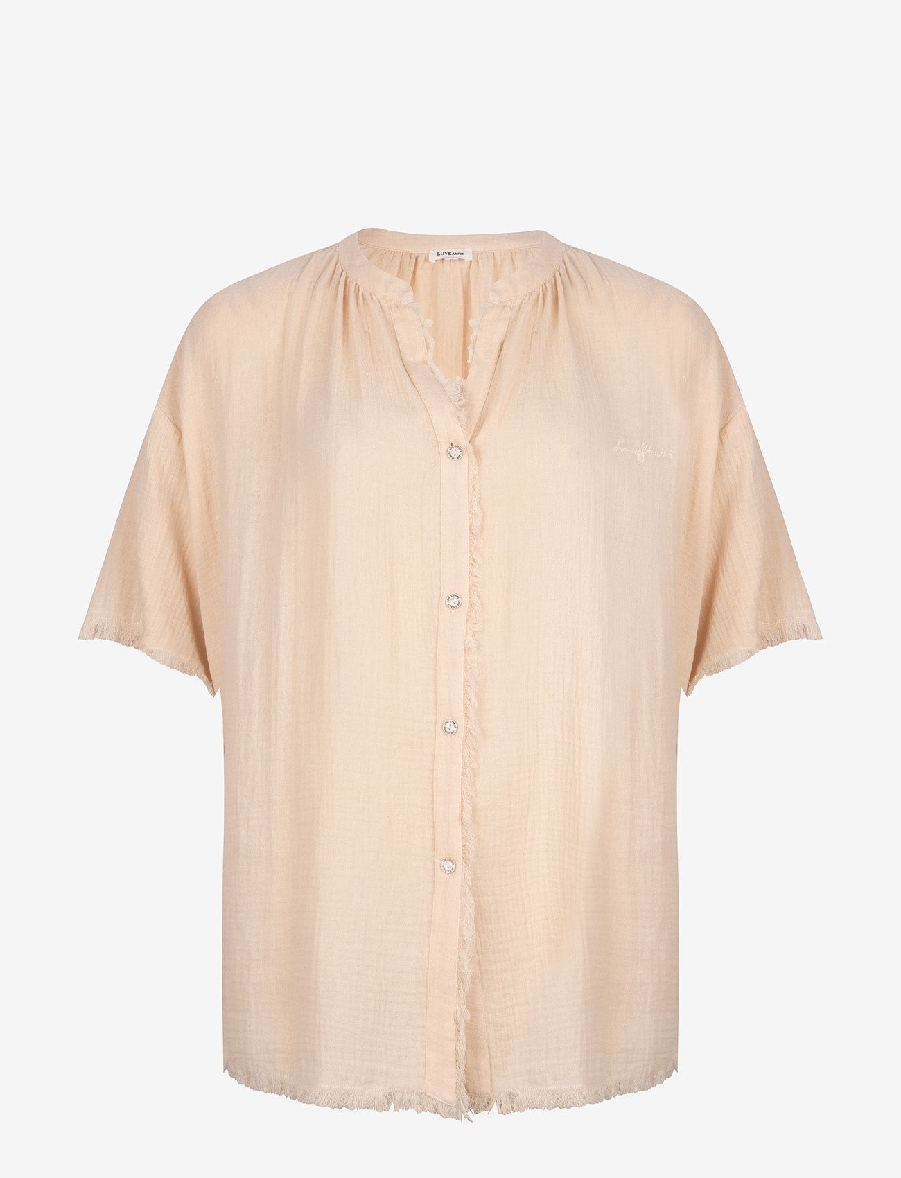 Love Stories - Mila - kortærmede bluser - off-white - 0