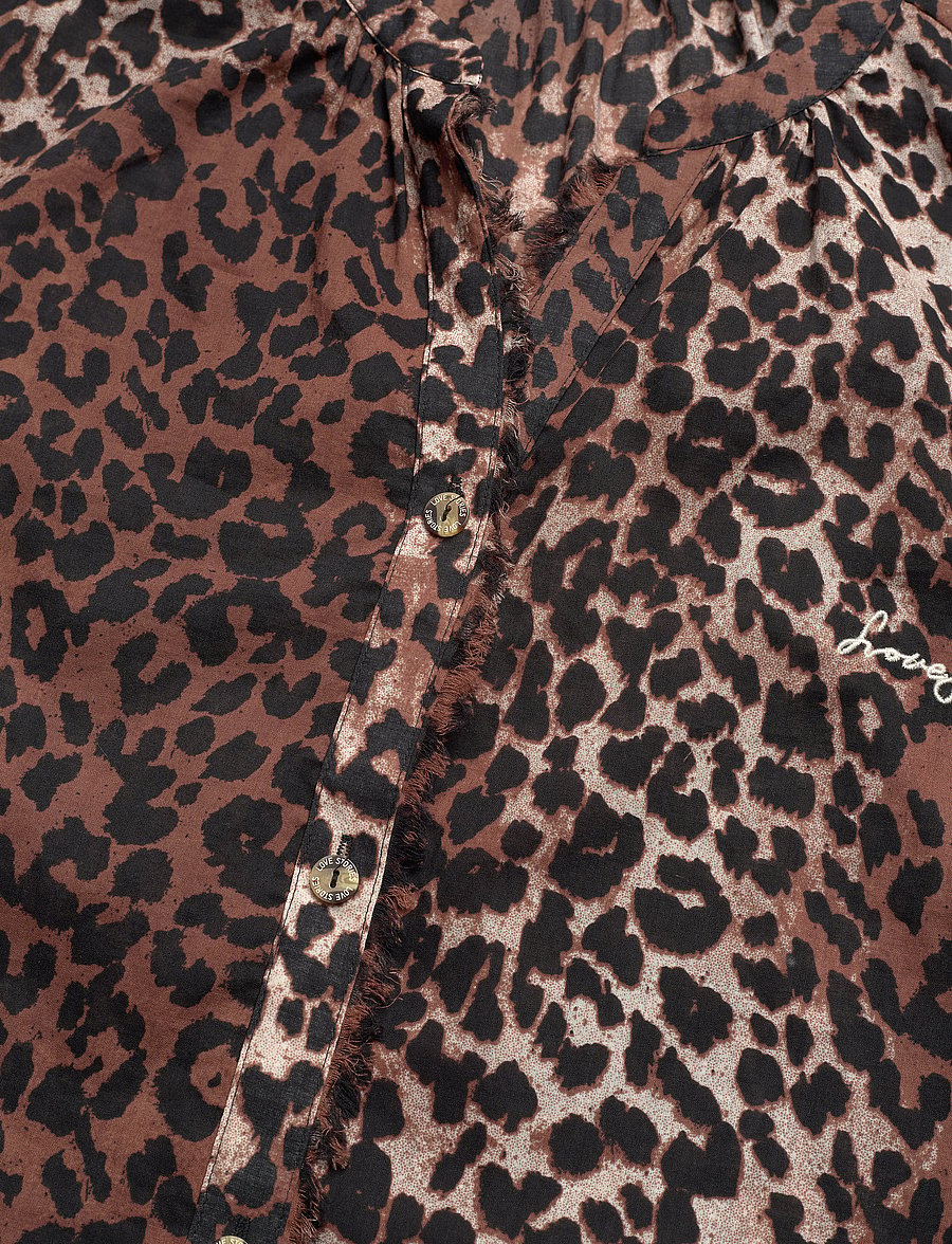 Love Stories - Mila - kurzärmelige blusen - leopard - 2