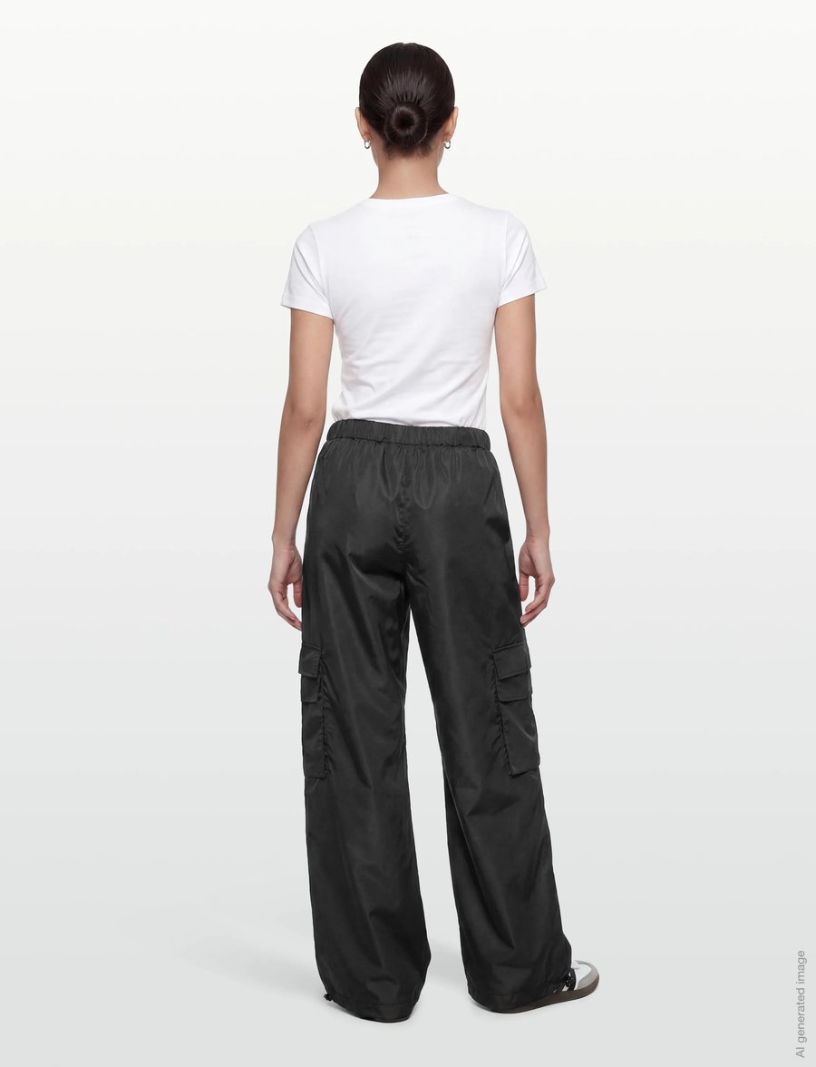 Lovechild 1979 - Maiken Pant - cargo-hosen - 999 black - 5