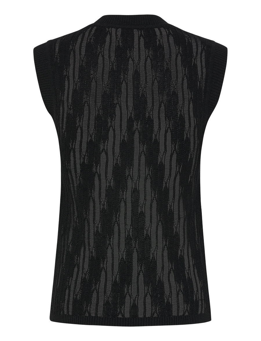 Lovechild 1979 - Demi Top - kurzärmelige blusen - 999 black - 2