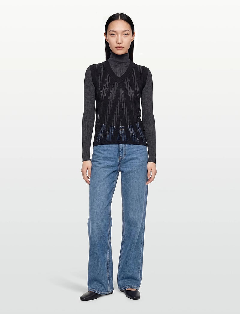 Lovechild 1979 - Demi Top - kurzämlige blusen - 999 black - 0