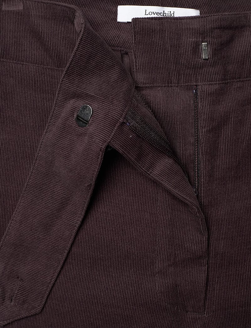 Lovechild 1979 - Coppola Pant - bukser med lige ben - 714 black coffee - 3