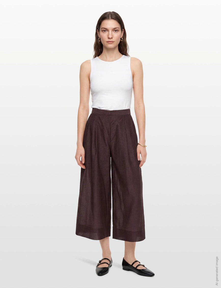 Lovechild 1979 - Regina Pants - culottes - 714 black coffee - 0