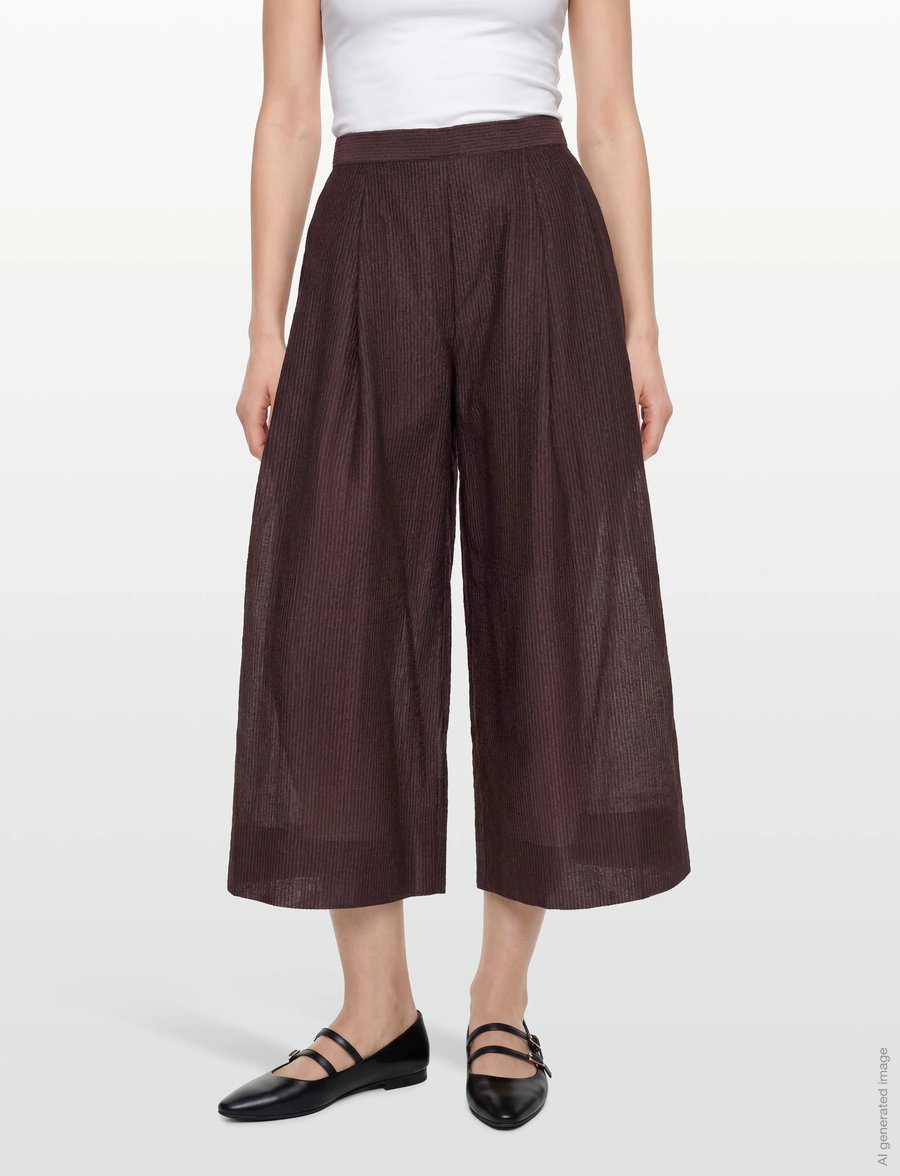 Lovechild 1979 - Regina Pants - culottes - 714 black coffee - 3