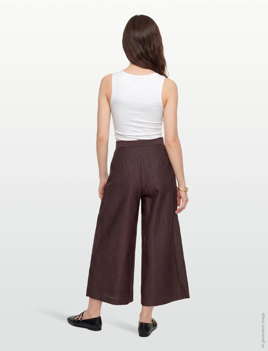 Lovechild 1979 - Regina Pants - culottes - 714 black coffee - 4