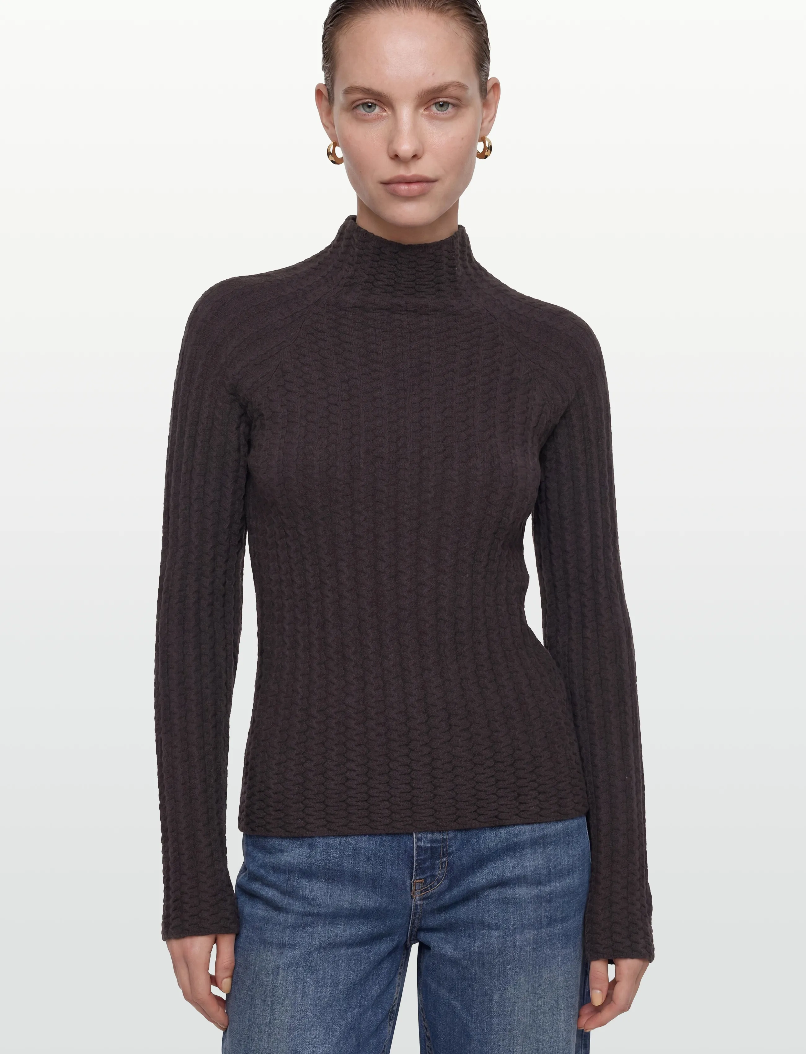 Lovechild 1979 - Dalighta Turtleneck - pulls à col roulé - 710 dark brown - 3