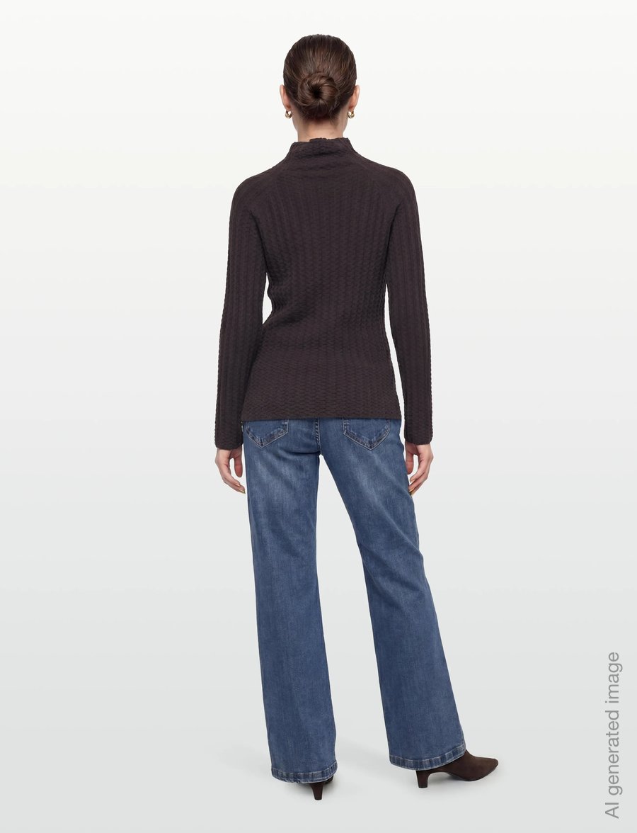 Lovechild 1979 - Dalighta Turtleneck - polotröjor - 710 dark brown - 4