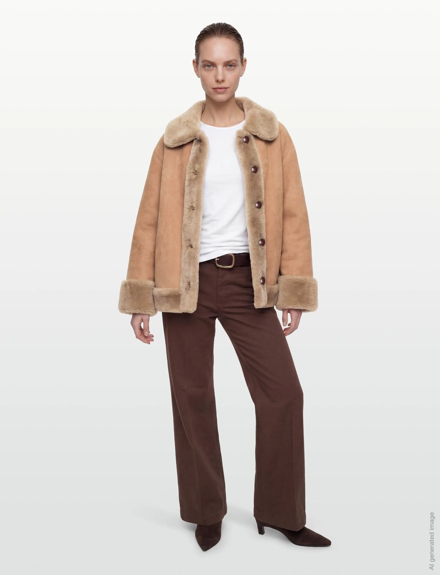 Lovechild 1979 - Augusta Jacket - wolljacken - 741 tan - 0