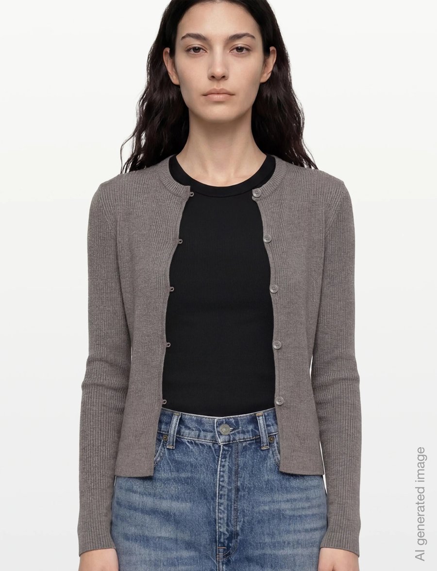 Lovechild 1979 - Cari Cardigan - cardigans - 029 stone - 3