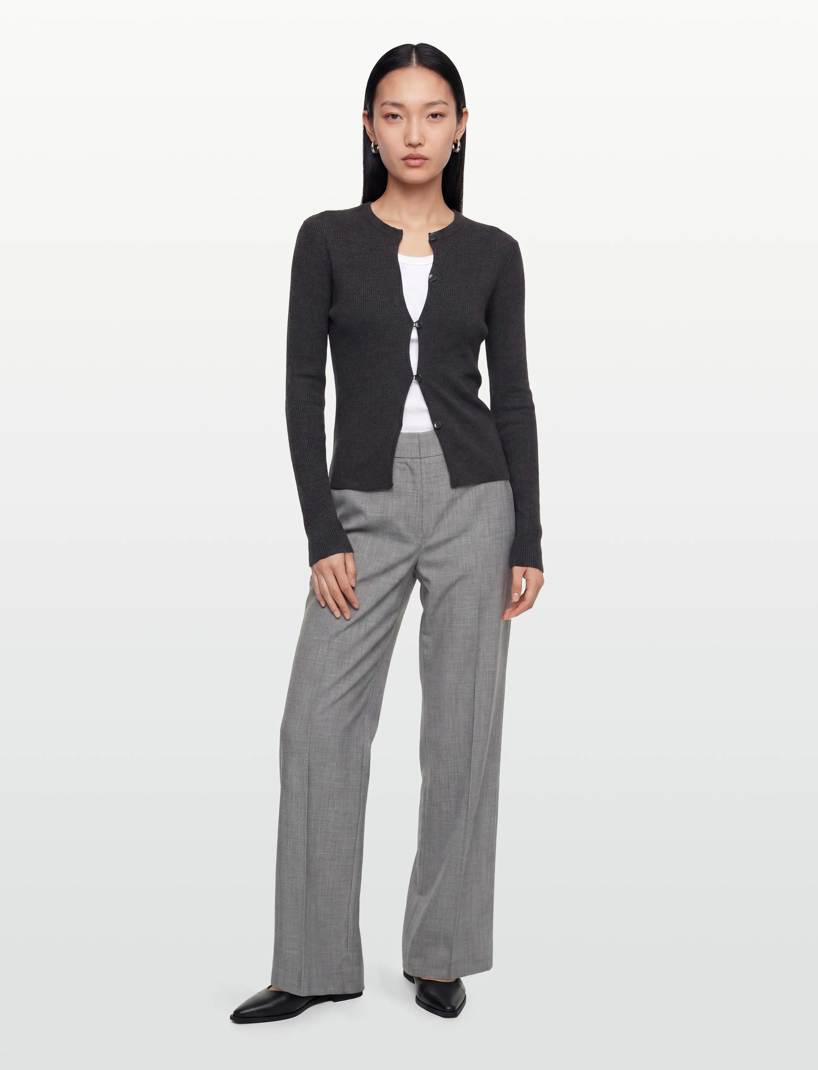 Lovechild 1979 Cari Cardigan, XL, Grey, Strik > Cardigans, Dame